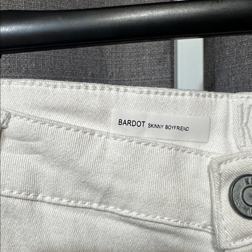 KUT From The Kloth White Cropped Jeans - Picture 5 of 8